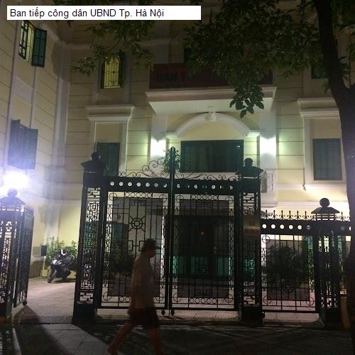 Ban tiếp công dân UBND Tp. Hà Nội