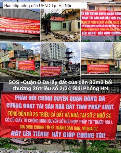 Ban tiếp công dân UBND Tp. Hà Nội
