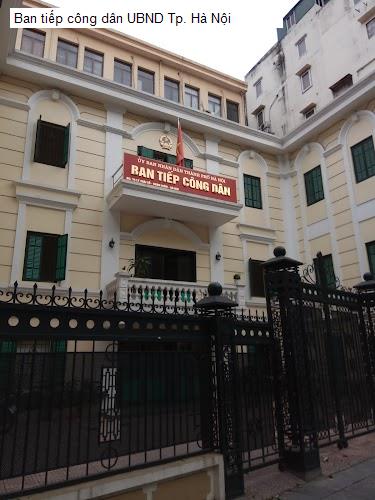 Ban tiếp công dân UBND Tp. Hà Nội