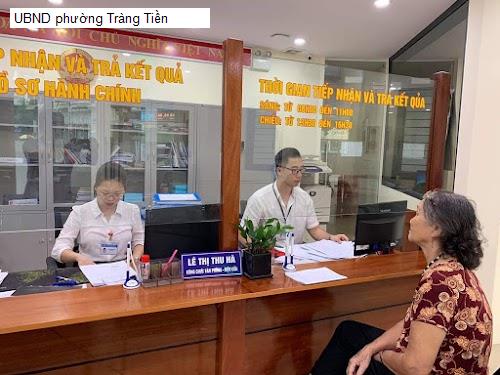 UBND phường Tràng Tiền