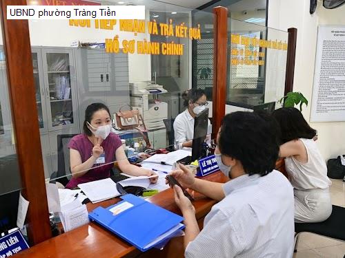 UBND phường Tràng Tiền