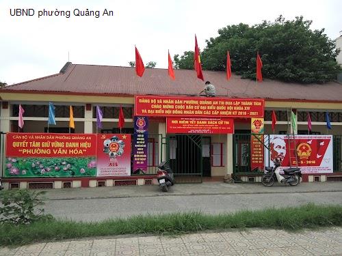 UBND phường Quảng An