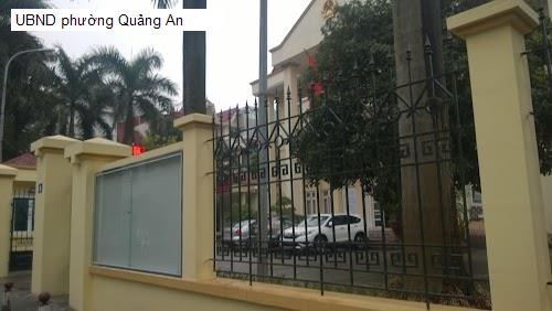 UBND phường Quảng An