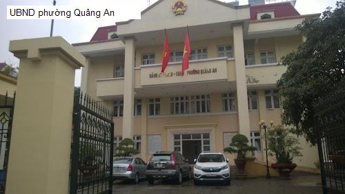 UBND phường Quảng An