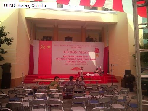 UBND phường Xuân La