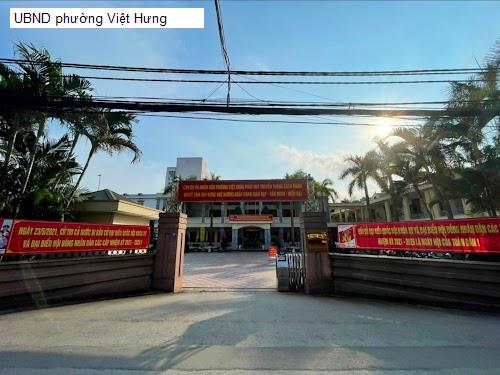 UBND phường Việt Hưng