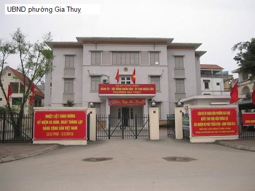 UBND phường Gia Thuỵ