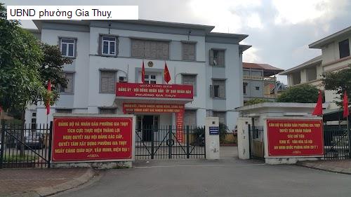 UBND phường Gia Thuỵ