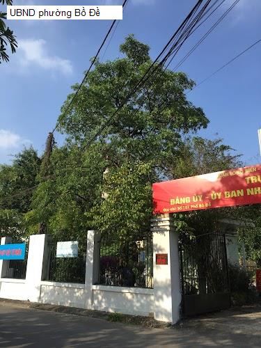 UBND phường Bồ Đề