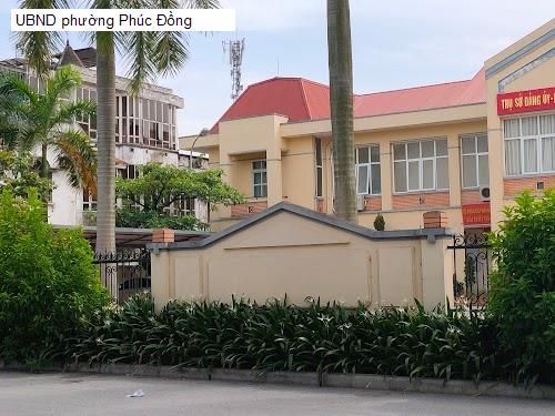 UBND phường Phúc Đồng