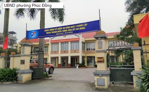UBND phường Phúc Đồng