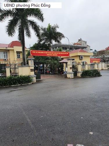 UBND phường Phúc Đồng