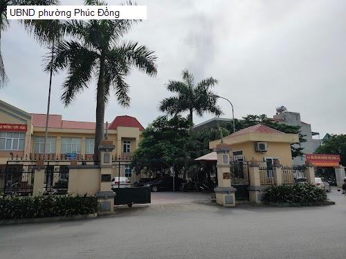 UBND phường Phúc Đồng