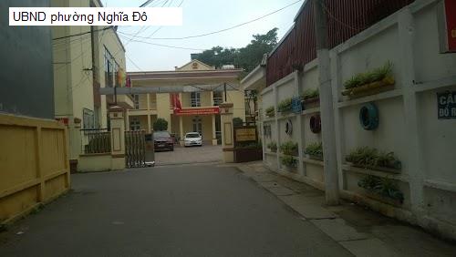 UBND phường Nghĩa Đô