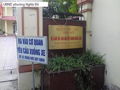 UBND phường Nghĩa Đô