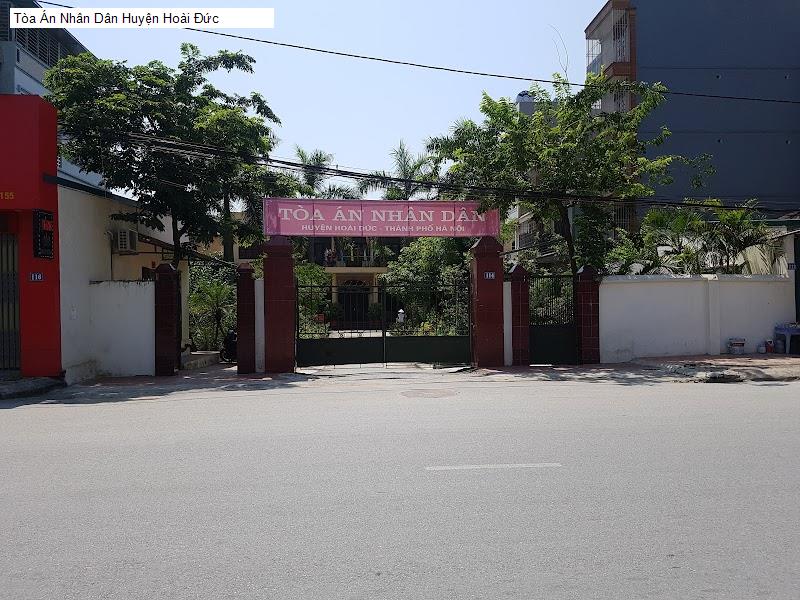 Tòa Án Nhân Dân Huyện Hoài Đức