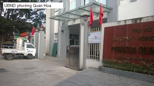 UBND phường Quan Hoa
