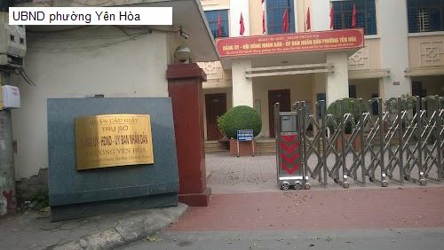 UBND phường Yên Hòa