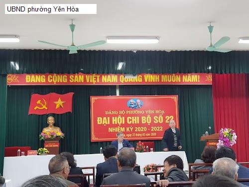 UBND phường Yên Hòa
