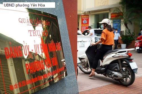 UBND phường Yên Hòa