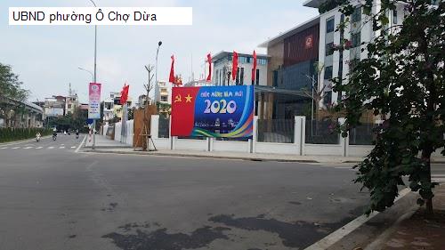 UBND phường Ô Chợ Dừa