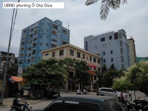 UBND phường Ô Chợ Dừa
