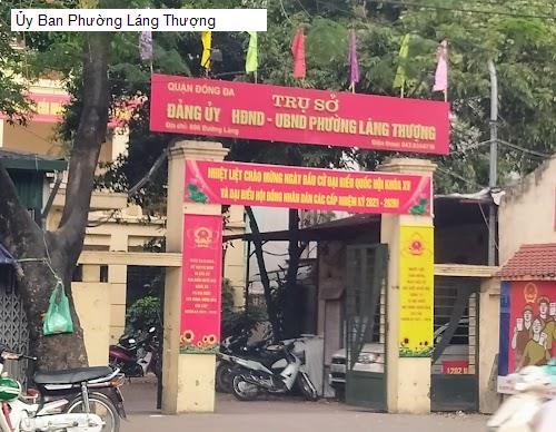 Ủy Ban Phường Láng Thượng
