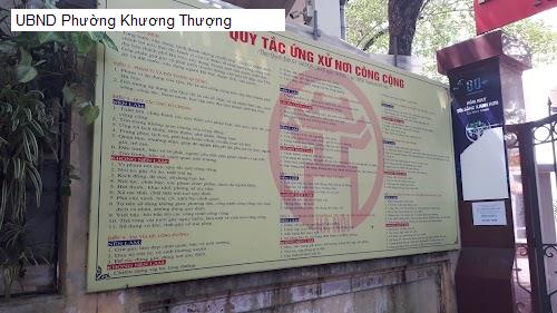 UBND Phường Khương Thượng