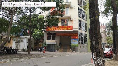UBND phường Phạm Đình Hổ