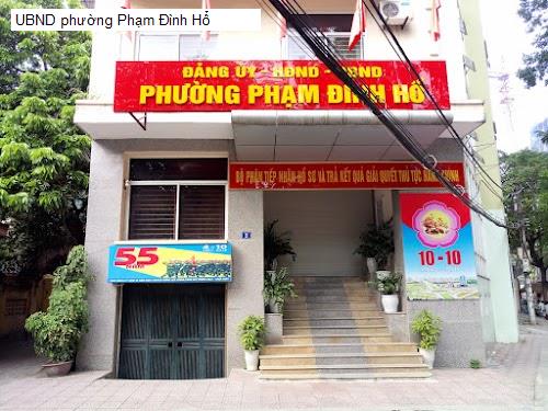 UBND phường Phạm Đình Hổ