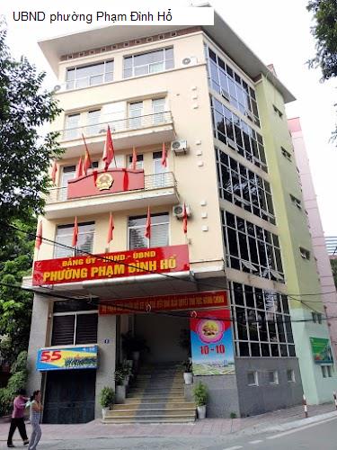 UBND phường Phạm Đình Hổ
