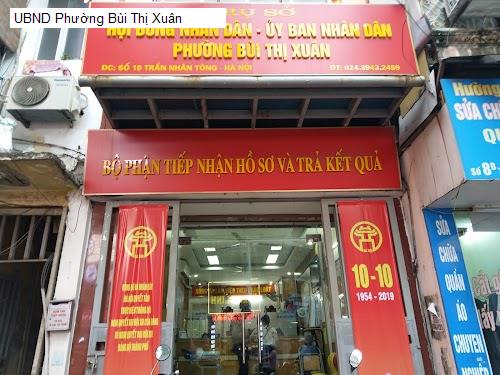 UBND Phường Bùi Thị Xuân