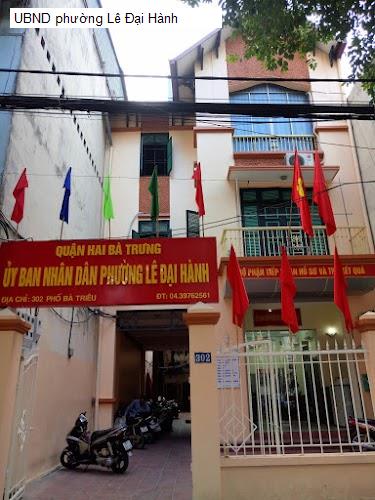 UBND phường Lê Đại Hành