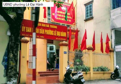 UBND phường Lê Đại Hành