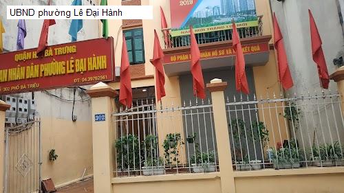 UBND phường Lê Đại Hành