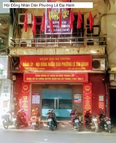 Hội Đồng Nhân Dân Phường Lê Đại Hành