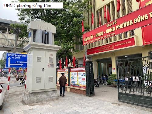 UBND phường Đồng Tâm