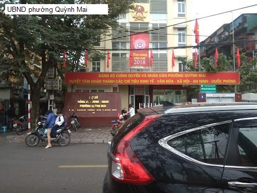 UBND phường Quỳnh Mai