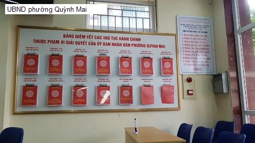 UBND phường Quỳnh Mai