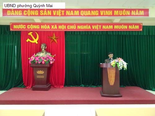 UBND phường Quỳnh Mai