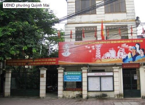 UBND phường Quỳnh Mai