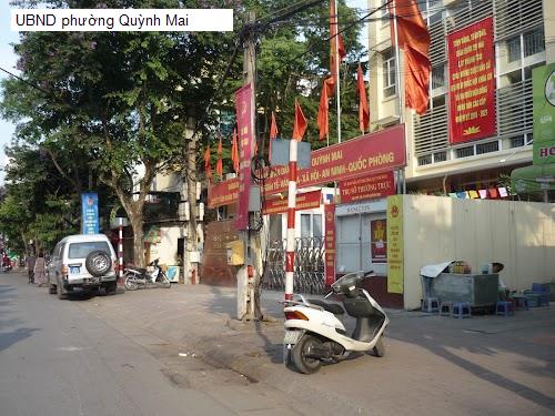 UBND phường Quỳnh Mai