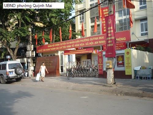 UBND phường Quỳnh Mai
