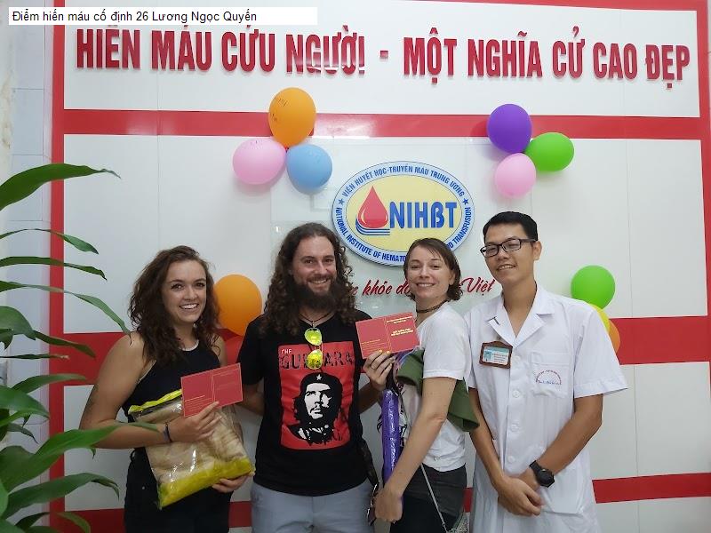 Điểm hiến máu cố định 26 Lương Ngọc Quyến