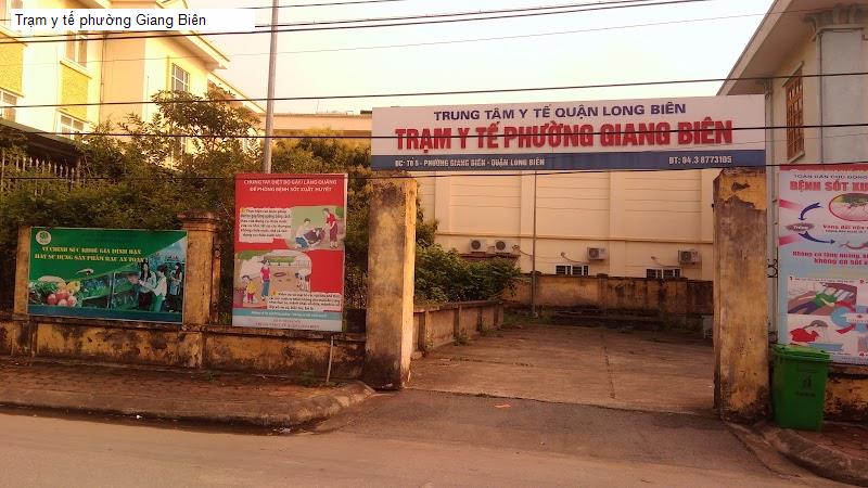 Trạm y tế phường Giang Biên