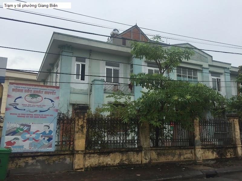 Trạm y tế phường Giang Biên