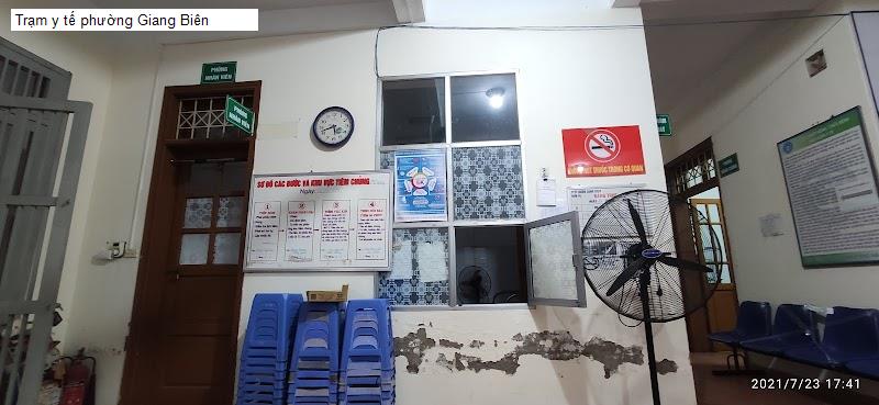 Trạm y tế phường Giang Biên