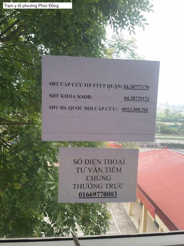 Trạm y tế phường Phúc Đồng