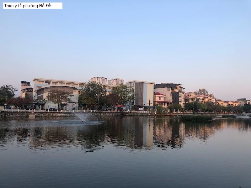 Trạm y tế phường Bồ Đề