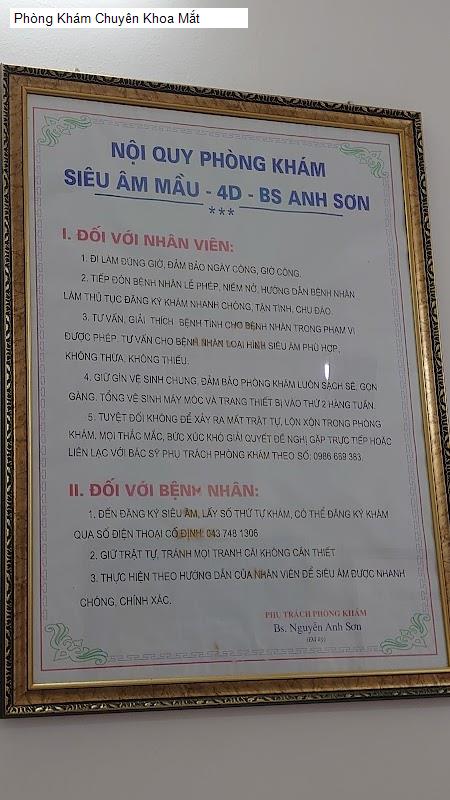 Phòng Khám Chuyên Khoa Mắt